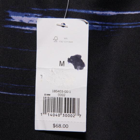 NEW Banana Republic Short sleeve Top Size Medium Striated pattern - Picture 6 of 6